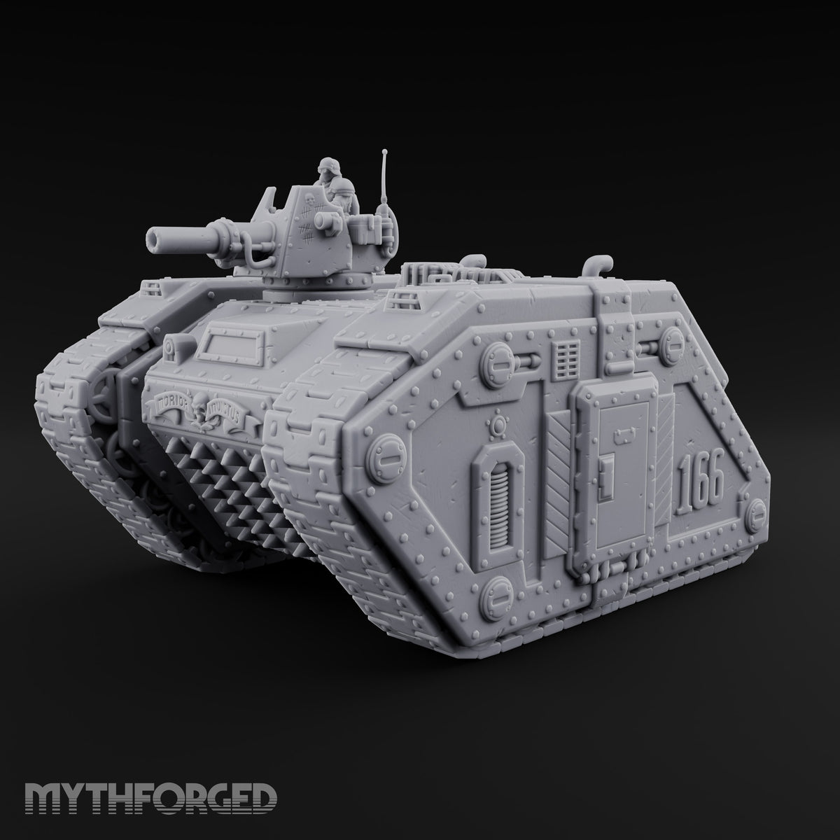 Hull Number 166 Reports In Warforged Tracked Tank — Turret 2