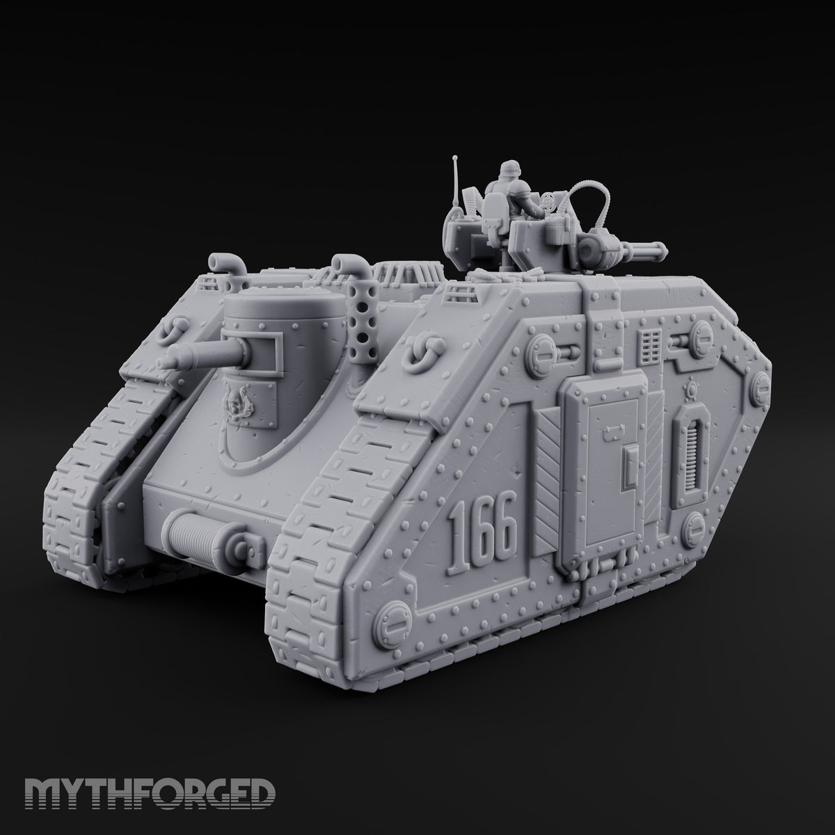 Hull Number 166 Reports In Warforged Tracked Tank — Turret 3