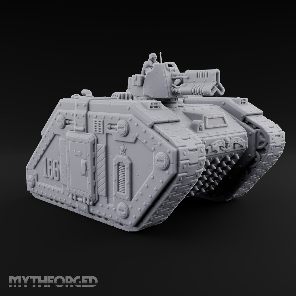 Hull Number 166 Reports In Warforged Tracked Tank — Turret 4