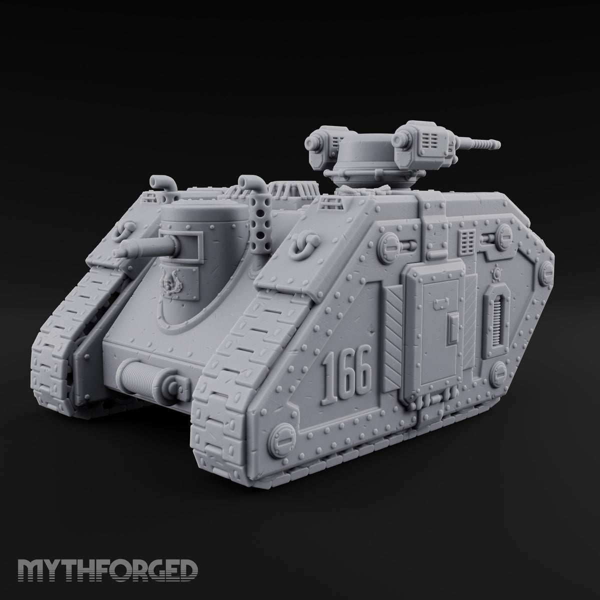 Hull Number 166 Reports In Warforged Tracked Tank — Turret 5