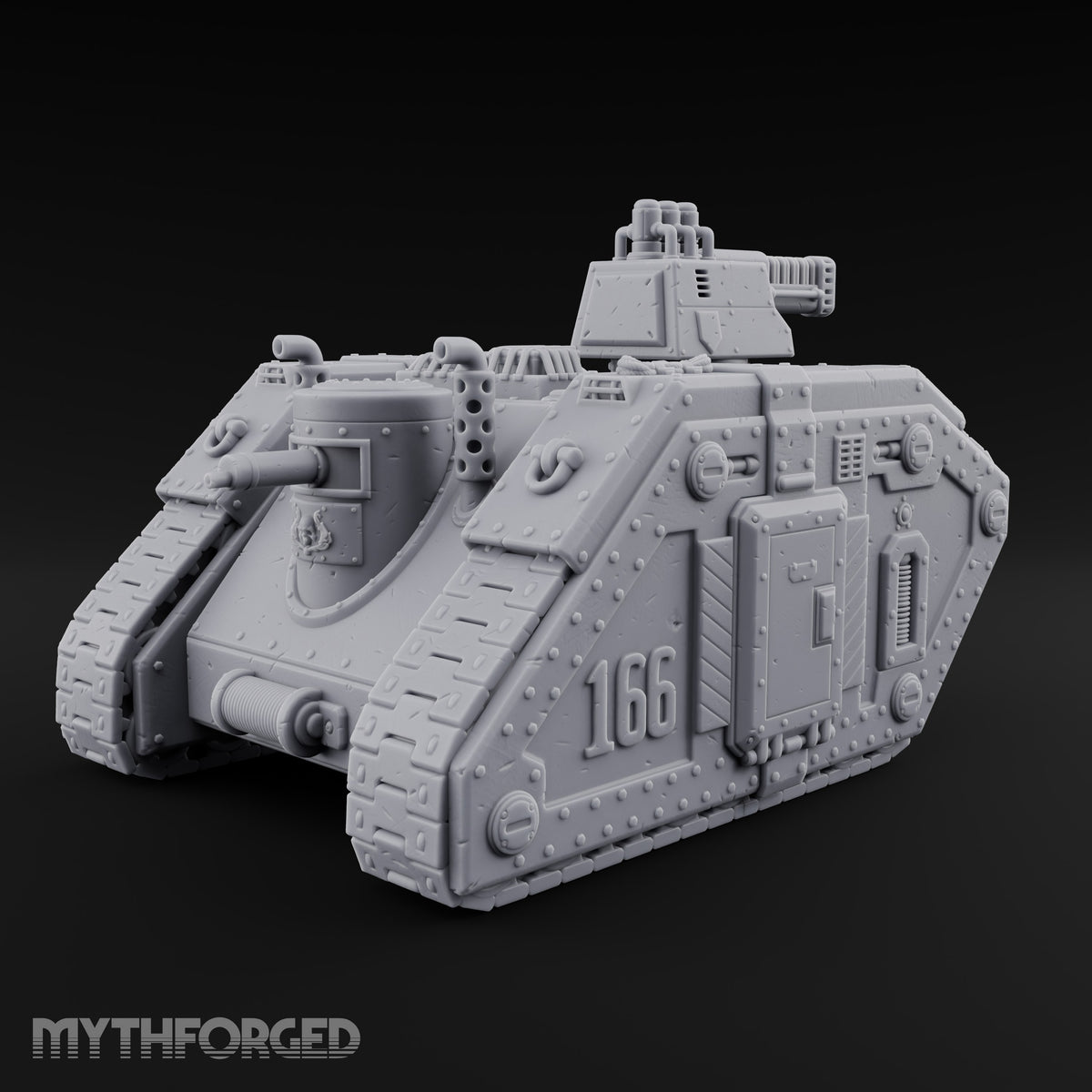Hull Number 166 Reports In Warforged Tracked Tank — Turret 6