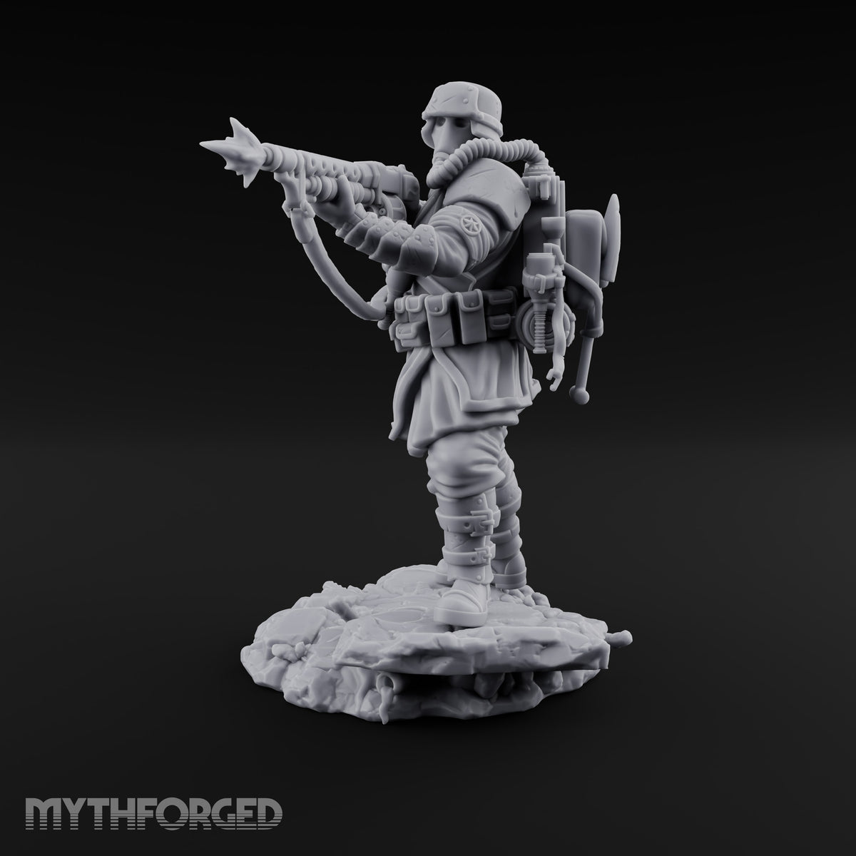 Breathing Through Brass Hoses Human Gas-Masked Shocktrooper A — FX