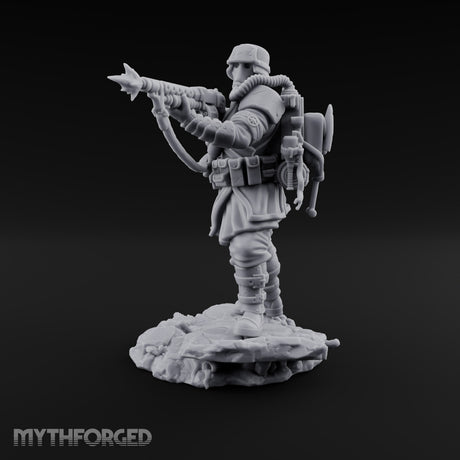 Breathing Through Brass Hoses Human Gas-Masked Shocktrooper A — FX