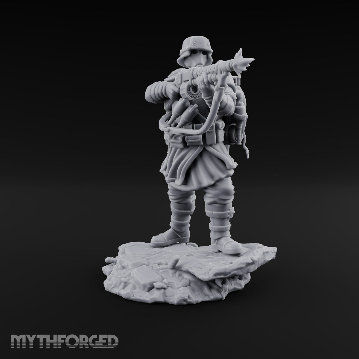 Breathing Through Brass Hoses Human Gas-Masked Shocktrooper A — FX