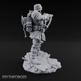 Breathing Through Brass Hoses Human Gas-Masked Shocktrooper A — No FX