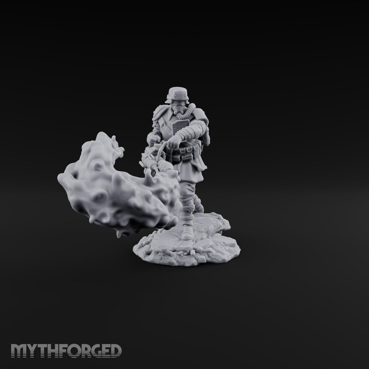 Breathing Through Brass Hoses Human Gas-Masked Shocktrooper E — FX