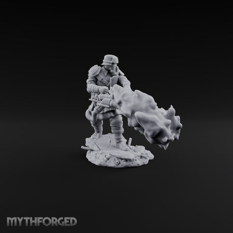 Breathing Through Brass Hoses Human Gas-Masked Shocktrooper E — FX