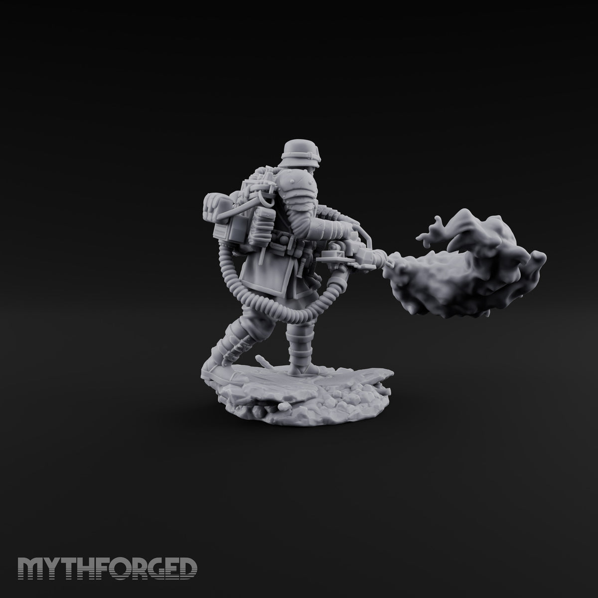 Breathing Through Brass Hoses Human Gas-Masked Shocktrooper E — FX