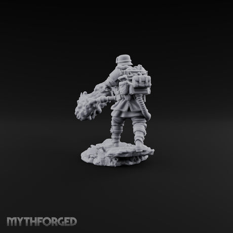 Breathing Through Brass Hoses Human Gas-Masked Shocktrooper E — FX