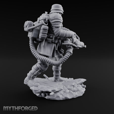 Breathing Through Brass Hoses Human Gas-Masked Shocktrooper E — No FX