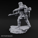 Breathing Through Brass Hoses Human Gas-Masked Shocktrooper E — No FX