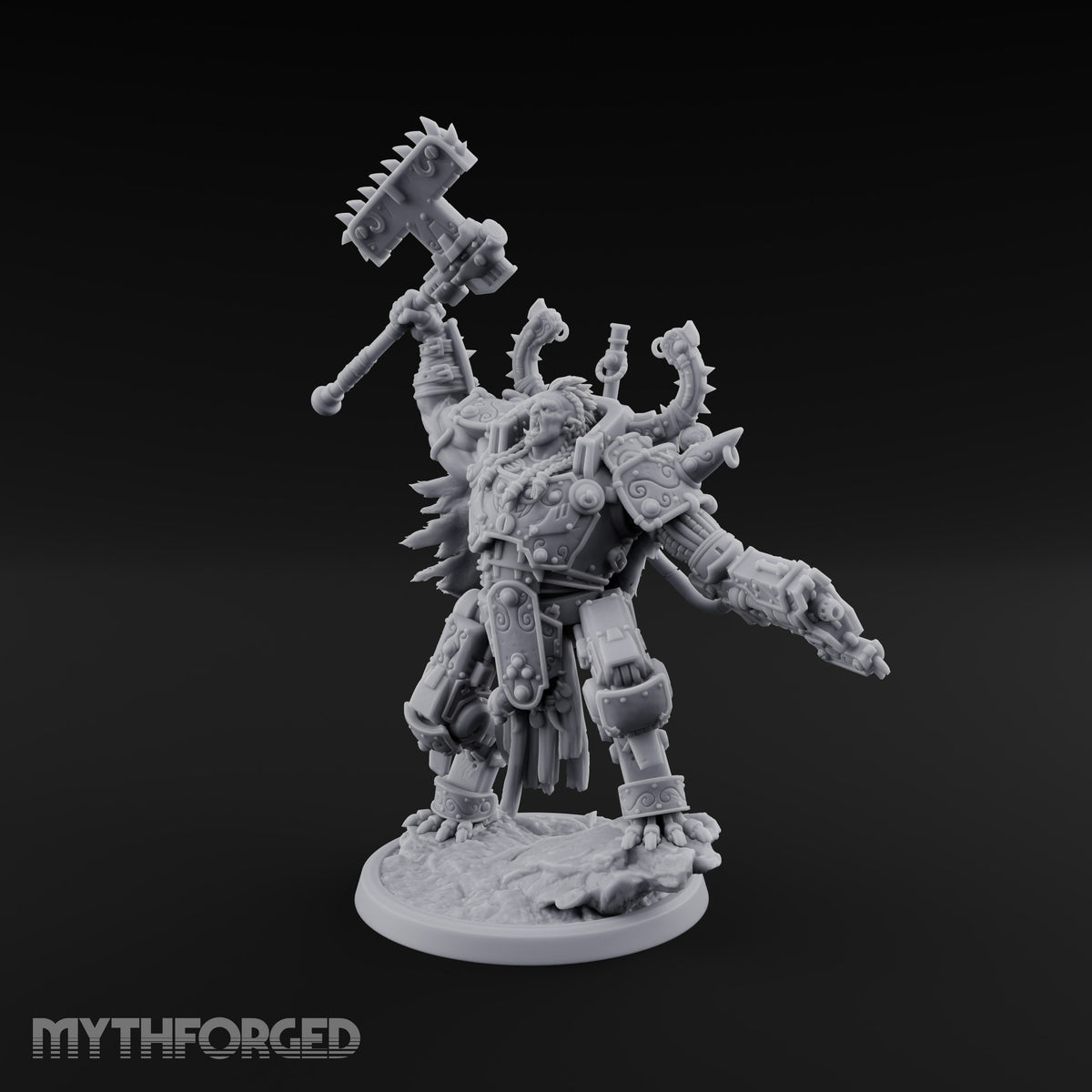 Thunder in Both Fists Space Orc Warlord — 1