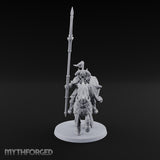 Hooves Thunder, Horns Gleam Human Horned Cavalry Warrior A