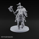 Hooves Thunder, Horns Gleam Human Horned Cavalry Warrior E