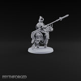 Hooves Thunder, Horns Gleam Human Horned Cavalry Warrior G