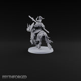 Hooves Thunder, Horns Gleam Human Horned Cavalry Warrior G