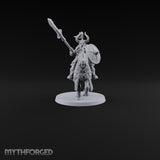 Hooves Thunder, Horns Gleam Human Horned Cavalry Warrior G