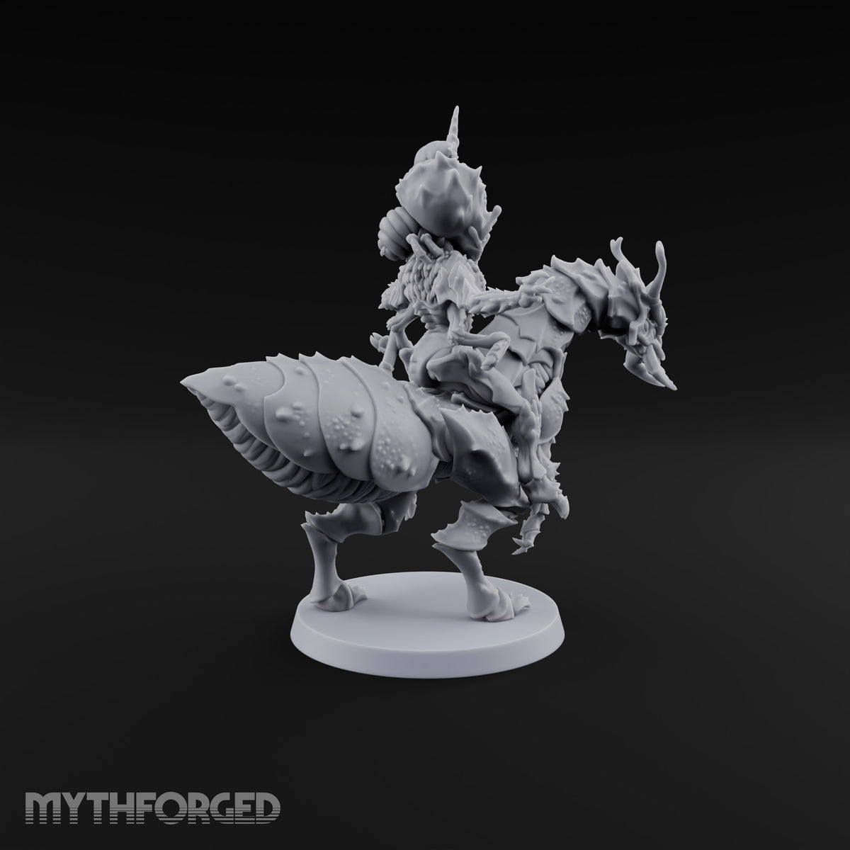 Saddle Up, Drone Nobody Chasme Winged Insect Demon Rider on Giant Insect Mount