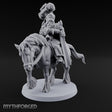 Hammer Hoisting Riding Commander Miniature for Dungeons and Dragons, Pathfinder or other TTRPGs
