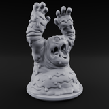 Grabby Screaming Golem Mud Monster Miniature for Dungeons and Dragons, Pathfinder or other TTRPGs