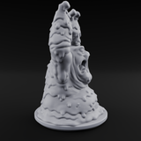 Grabby Screaming Golem Mud Monster Miniature for Dungeons and Dragons, Pathfinder or other TTRPGs