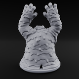 Grabby Screaming Golem Mud Monster Miniature for Dungeons and Dragons, Pathfinder or other TTRPGs