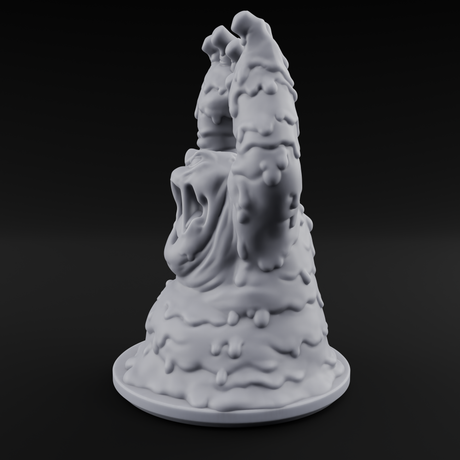 Grabby Screaming Golem Mud Monster Miniature for Dungeons and Dragons, Pathfinder or other TTRPGs