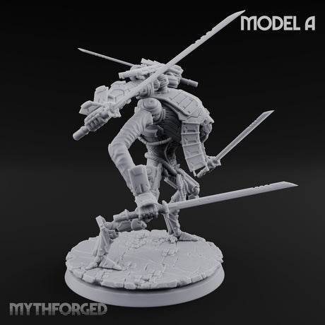 Multi Armed Slashing Automaton Warrior A gallery 2
