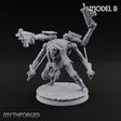 Multi Armed Slashing Automaton Warrior B Miniature for Dungeons and Dragons, Pathfinder or other TTRPGs