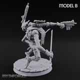 Multi Armed Slashing Automaton Warrior B Miniature for Dungeons and Dragons, Pathfinder or other TTRPGs
