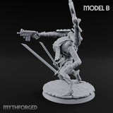 Multi Armed Slashing Automaton Warrior B Miniature for Dungeons and Dragons, Pathfinder or other TTRPGs