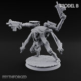Multi Armed Slashing Automaton Warrior B Miniature for Dungeons and Dragons, Pathfinder or other TTRPGs