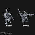 Multi Barrelled Levelling Human Engineers Miniature for Dungeons and Dragons, Pathfinder or other TTRPGs