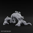 Mushroom-Furred Spine-Studded Huge Arching Root Miniature for Dungeons and Dragons, Pathfinder or other TTRPGs