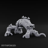 Mushroom-Furred Spine-Studded Huge Arching Root Miniature for Dungeons and Dragons, Pathfinder or other TTRPGs