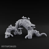 Mushroom-Furred Spine-Studded Huge Arching Root Miniature for Dungeons and Dragons, Pathfinder or other TTRPGs