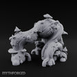 Mushroom-Laden Moss-Crusted Huge Arching Root Miniature for Dungeons and Dragons, Pathfinder or other TTRPGs