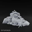Mushroom-Topped Moss-Patched Huge Rock Formation Miniature for Dungeons and Dragons, Pathfinder or other TTRPGs