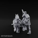Musket Shouldered Highland Bombard Chariot Miniature for Dungeons and Dragons, Pathfinder or other TTRPGs