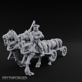 Musket Shouldered Highland Bombard Chariot Miniature for Dungeons and Dragons, Pathfinder or other TTRPGs