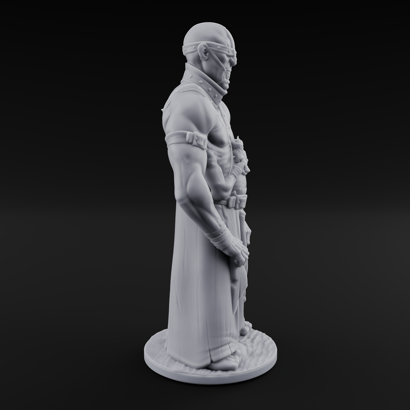 Too Many Arms Human Mutant Miniature for Dungeons and Dragons, Pathfinder or other TTRPGs