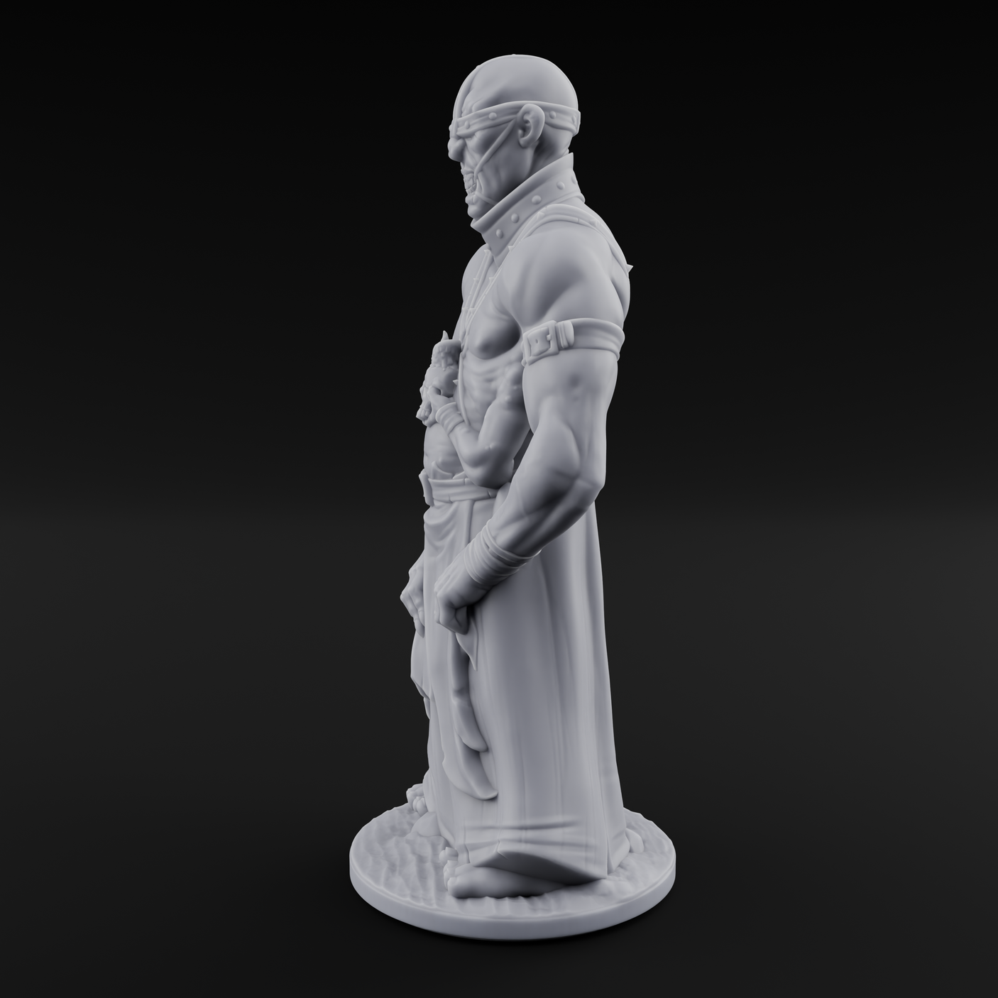 Too Many Arms Human Mutant Miniature for Dungeons and Dragons, Pathfinder or other TTRPGs