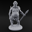 Belly Out Leaning Human Mutants Miniature for Dungeons and Dragons, Pathfinder or other TTRPGs