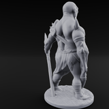 Belly Out Leaning Human Mutant A Miniature for Dungeons and Dragons, Pathfinder or other TTRPGs