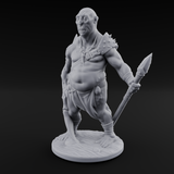 Belly Out Leaning Human Mutant A Miniature for Dungeons and Dragons, Pathfinder or other TTRPGs