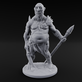 Belly Out Leaning Human Mutant A Miniature for Dungeons and Dragons, Pathfinder or other TTRPGs