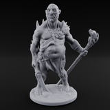 Belly Out Leaning Human Mutant B Miniature for Dungeons and Dragons, Pathfinder or other TTRPGs