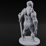 Belly Out Leaning Human Mutant B Miniature for Dungeons and Dragons, Pathfinder or other TTRPGs