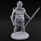 Belly Out Leaning Human Mutants Miniature for Dungeons and Dragons, Pathfinder or other TTRPGs