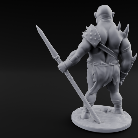 Belly Out Leaning Human Mutant C Miniature for Dungeons and Dragons, Pathfinder or other TTRPGs